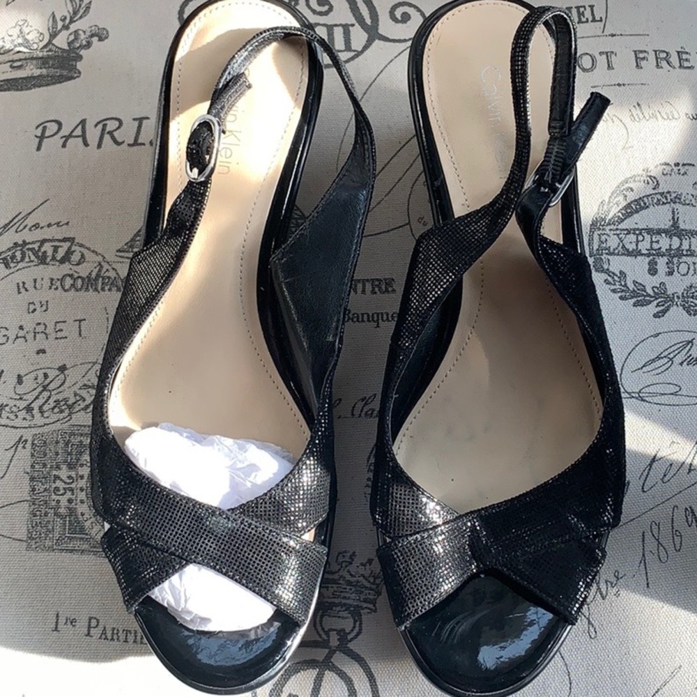 Calvin Klein wedges sz 6.5